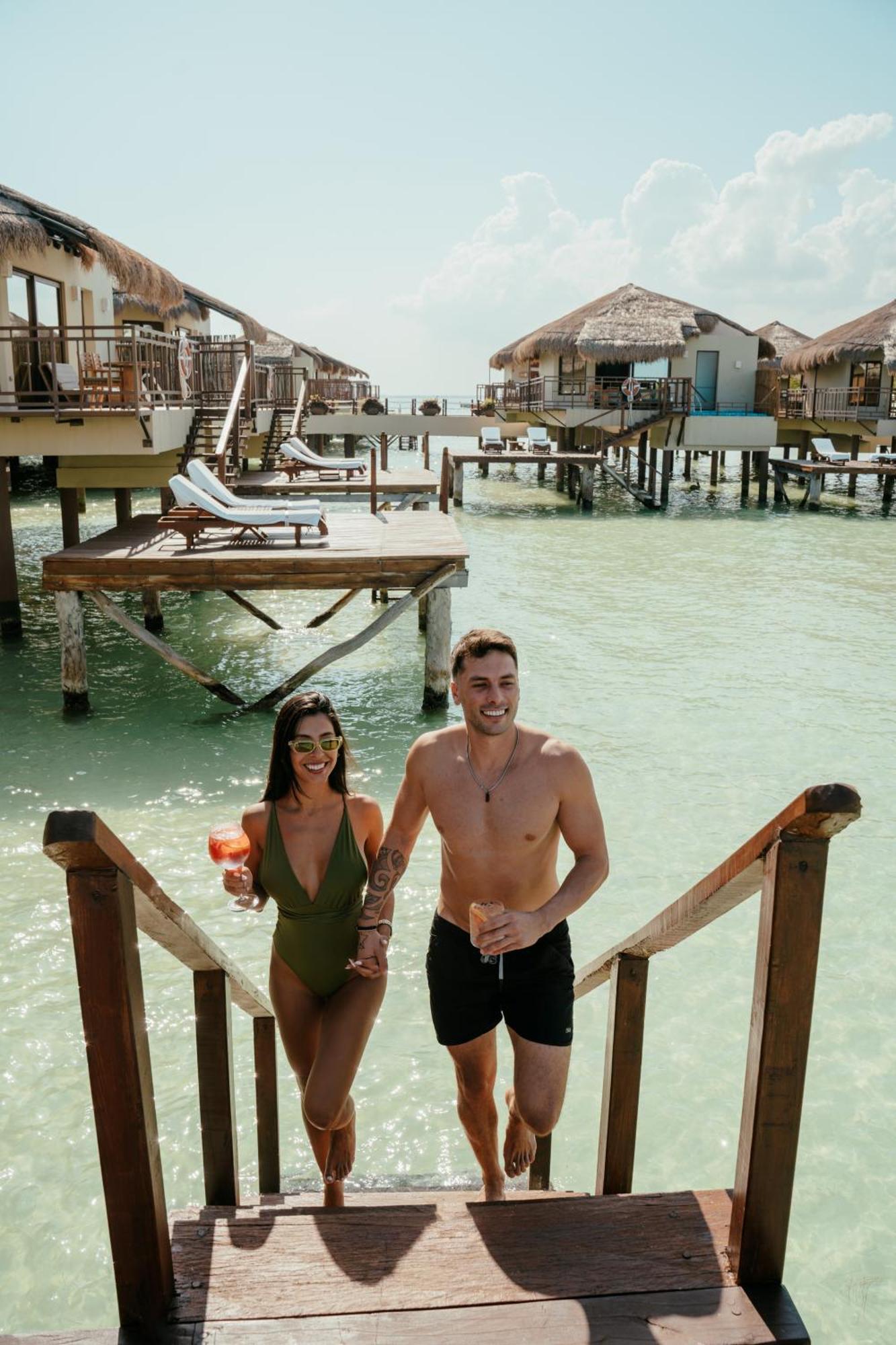 Palafitos Overwater Bungalows Catamaran, Cenote & More Inclusive (Adults Only) Playa del Carmen Extérieur photo